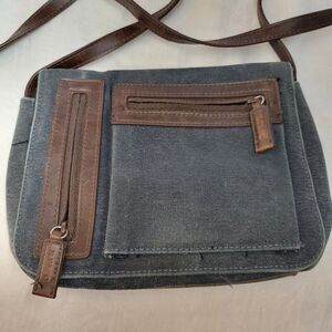 Relic Crossbody Purse handbag retro fabric pockets black hipster Y2K BOHO neutra